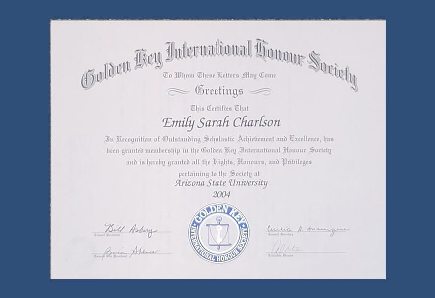 Gallery image about Diplomas & Awards